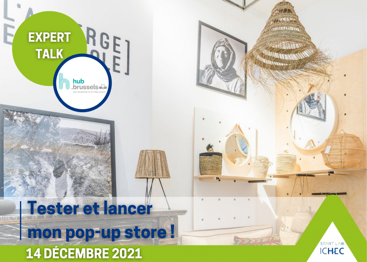 Expert-Talk : Tester et lancer mon pop-up store ! 