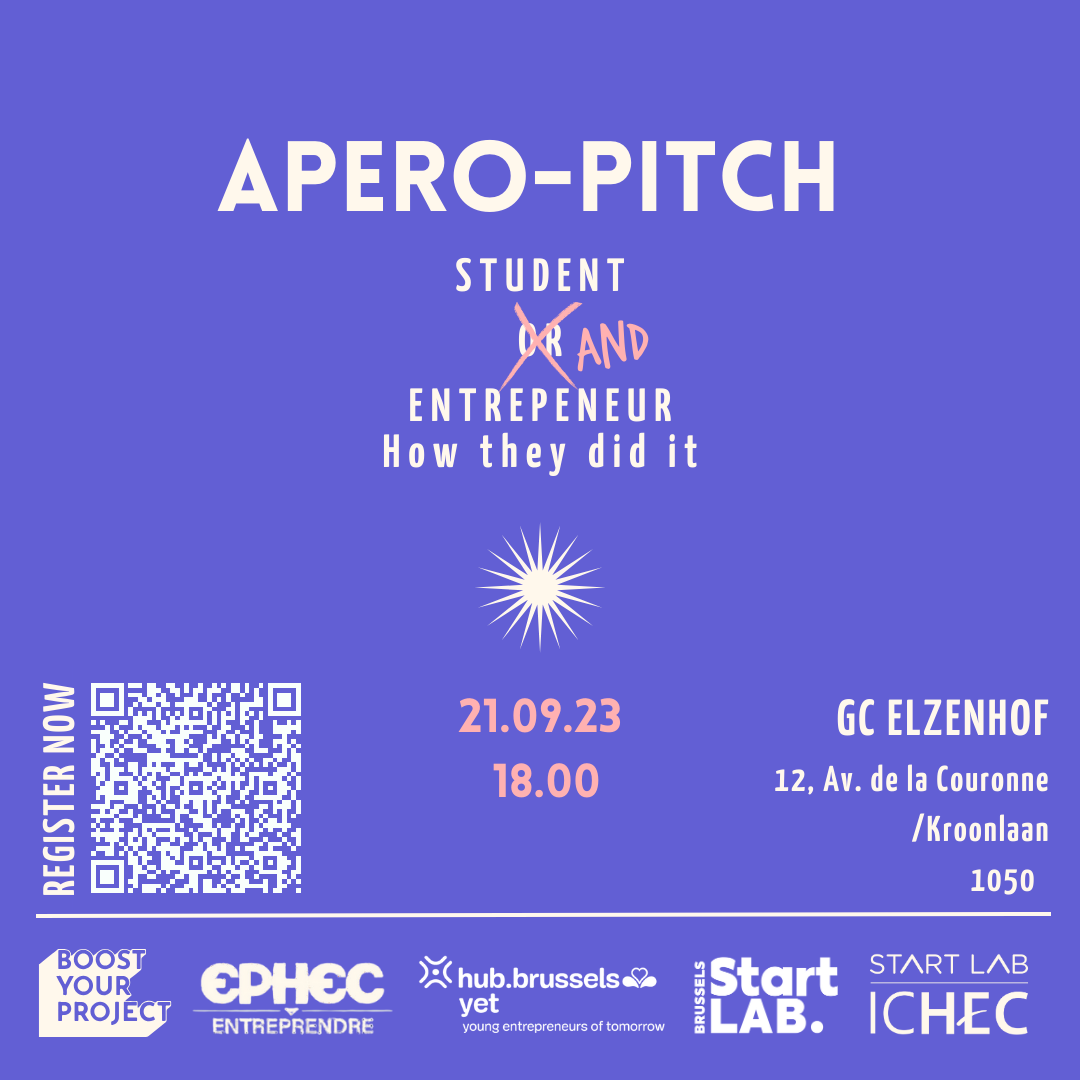 Apéro-Pitch ! Student and entrepreneurs, how they dit it ?